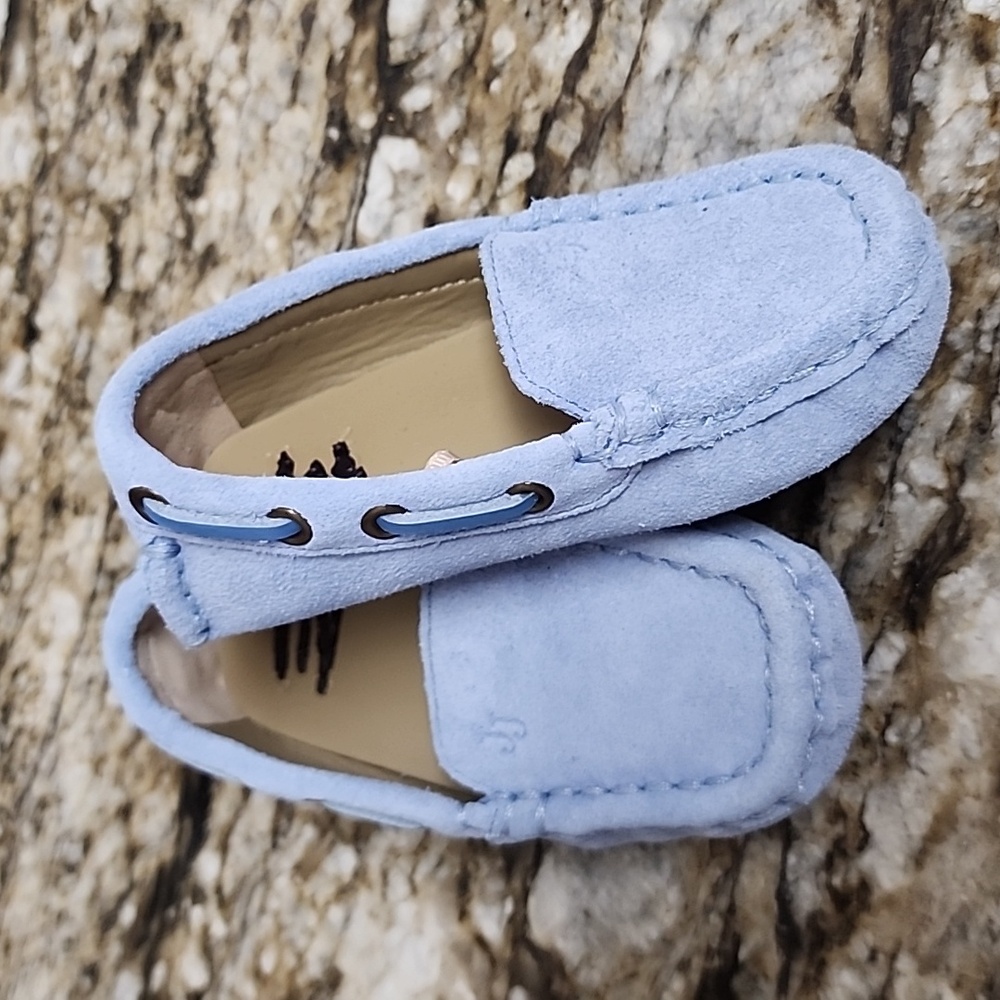 Janie and Jack SUEDE DRIVING SHOE